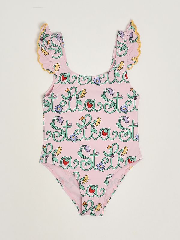 1. Mädchenkostüm aus Stretchmaterial Rosa Stella McCartney tyca49z3511