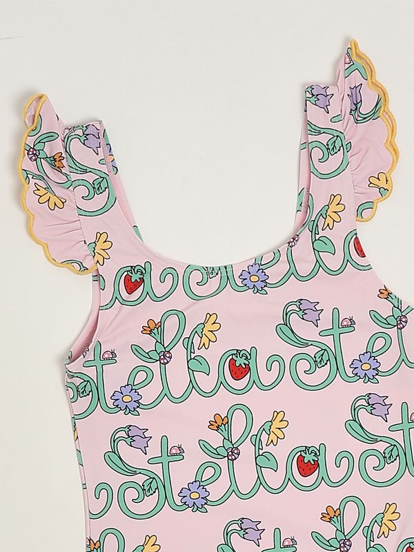 3. Mädchenkostüm aus Stretchmaterial Rosa Stella McCartney tyca49z3511