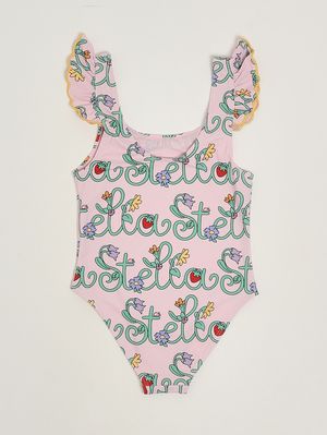2. Mädchenkostüm aus Stretchmaterial Rosa