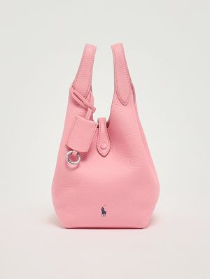 1. Bolso de mujer Play Small de cuero de plena flor Rosa