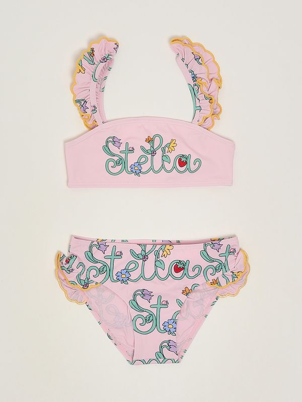 1. Bikini bambina con stampa floreale Rosa Stella McCartney tyca55z3511