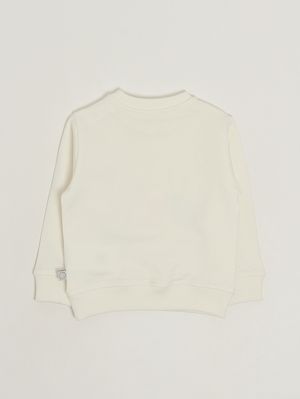 2. Sudadera de algodón para niña Blanco