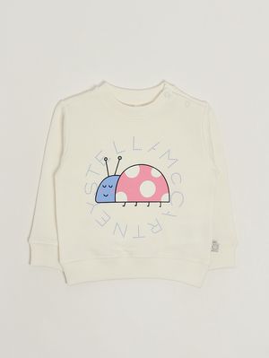 1. Sudadera de algodón para niña Blanco