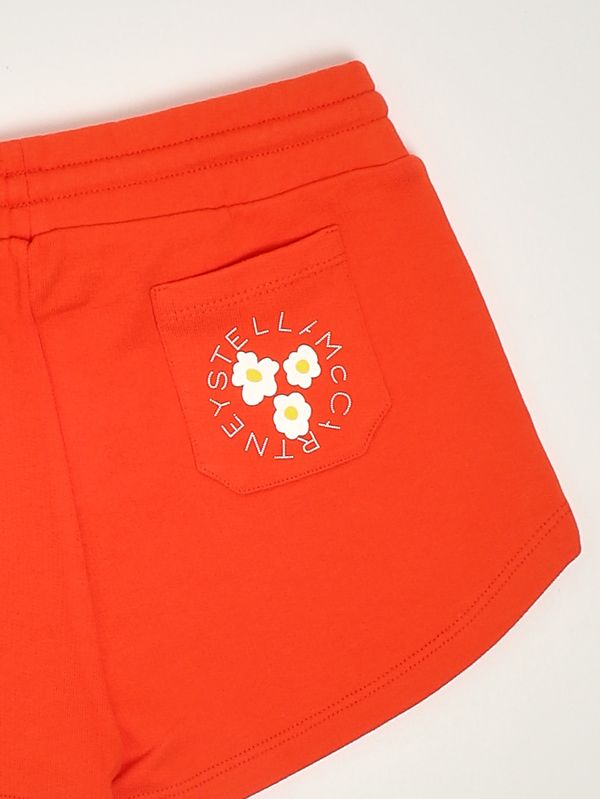 3. Shorts en coton pour fille Rouge Stella McCartney ty6c49z0499