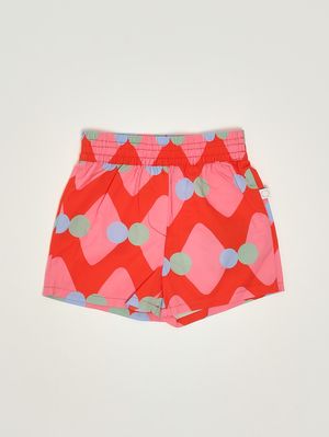 1. Shorts en coton pour bébé Rouge-Multicolore