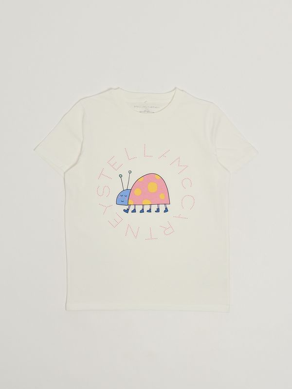 1. Camiseta para niña de algodón orgánico Blanco Stella McCartney ty8a01z0434