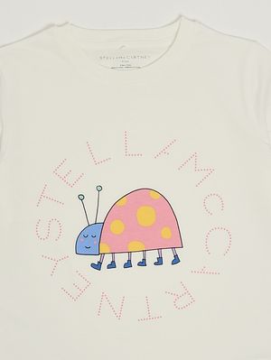 3. Camiseta para niña de algodón orgánico Blanco