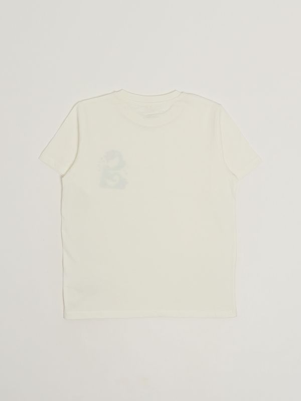 2. Mädchen-T-Shirt aus Bio-Baumwolle Weiß Stella McCartney ty8a21z0434