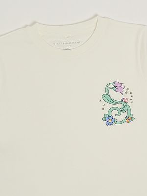 3. Mädchen-T-Shirt aus Bio-Baumwolle Weiß