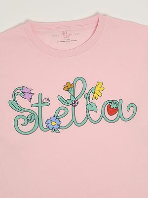 3. Girls' cotton T-shirt Rosa