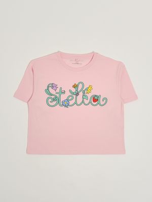1. Girls' cotton T-shirt Rosa