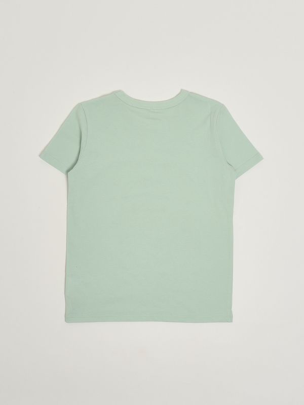 2. Camiseta de niña de algodón Verde agua Stella McCartney ty8a41z0434