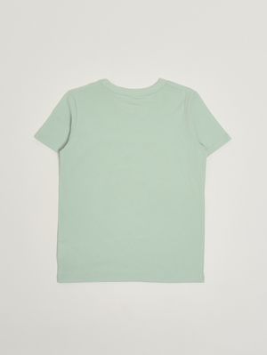 2. Camiseta de niña de algodón Verde agua