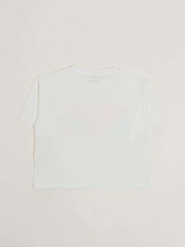 2. Girls' cotton T-shirt White Stella McCartney ty8a91z0434