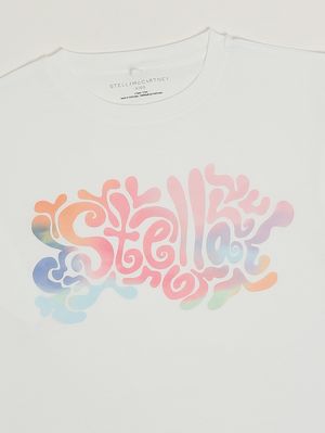 3. Girls' cotton T-shirt White