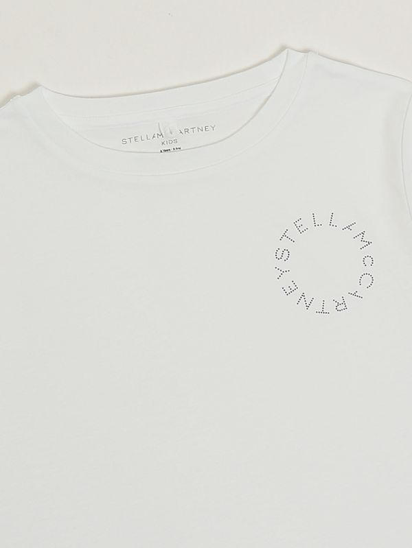 3. T-shirt en coton pour fille Blanc Stella McCartney ty8d22z0434