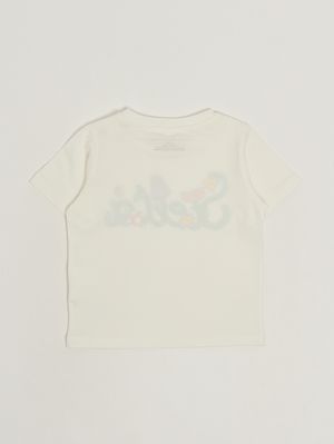 2. T-shirt en coton biologique pour bébé fille Blanc