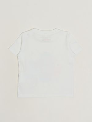 2. Camiseta de algodón para bebé Blanco