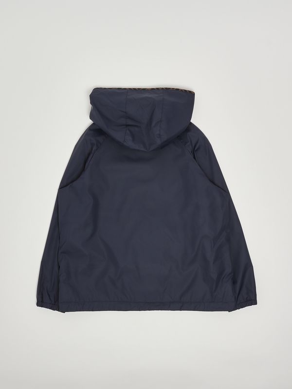 2. Girl's nylon jacket Blue Fendi jua274as56