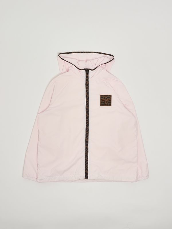 1. Veste en nylon pour fille Rose Fendi jua274as56