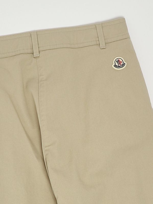 3. Mädchenhose aus Stretch-Baumwolle Beige Moncler l19542a00003598qh