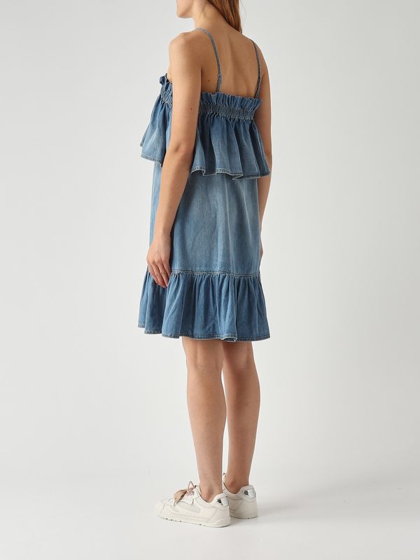 4. Denim-Kleid für Damen Leichter Denim Pinko 106564a37k