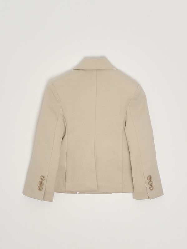 2. Blazer enfant en coton et nylon extensible Beige GCDS c1bkqa510t328