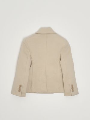 2. Blazer enfant en coton et nylon extensible Beige