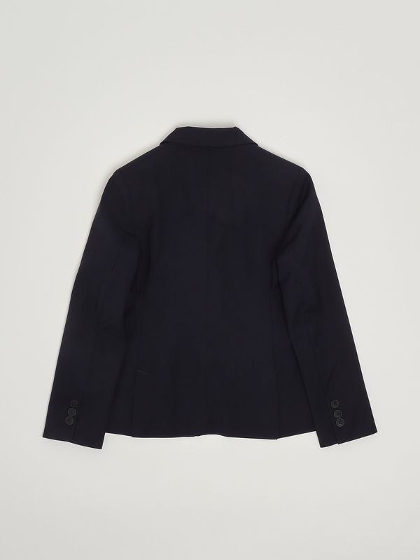 2. Blazer garçon en mélange de viscose extensible Bleu GCDS c1bjqa513t329