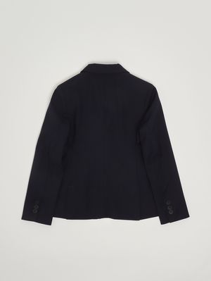 2. Blazer garçon en mélange de viscose extensible Bleu