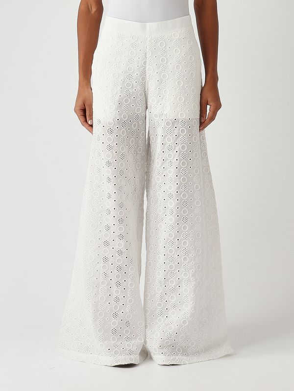 1. Women's Kimmy cotton trousers White Pinko 106440a35p