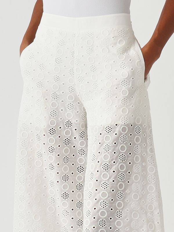 5. Women's Kimmy cotton trousers White Pinko 106440a35p