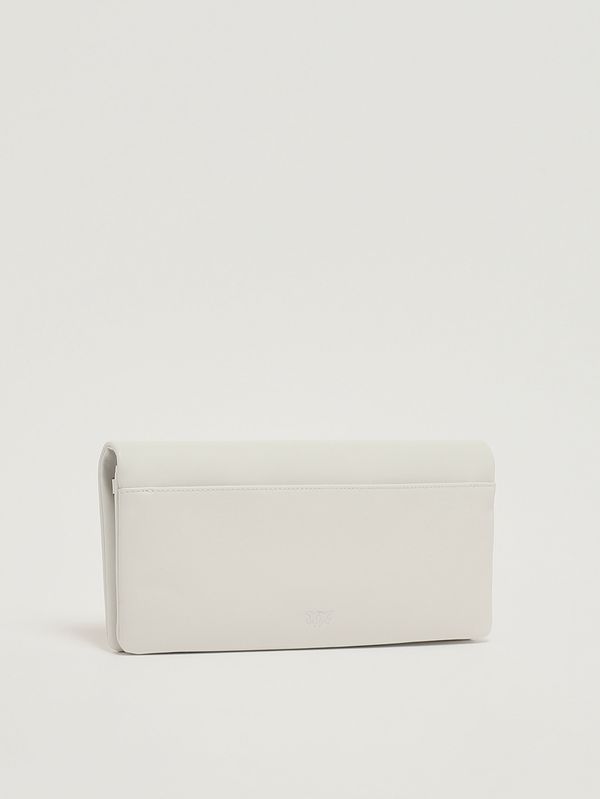 2. Bolso de mujer Click Soft Horizontal Classic de piel Blanco Pinko 106022a0qo