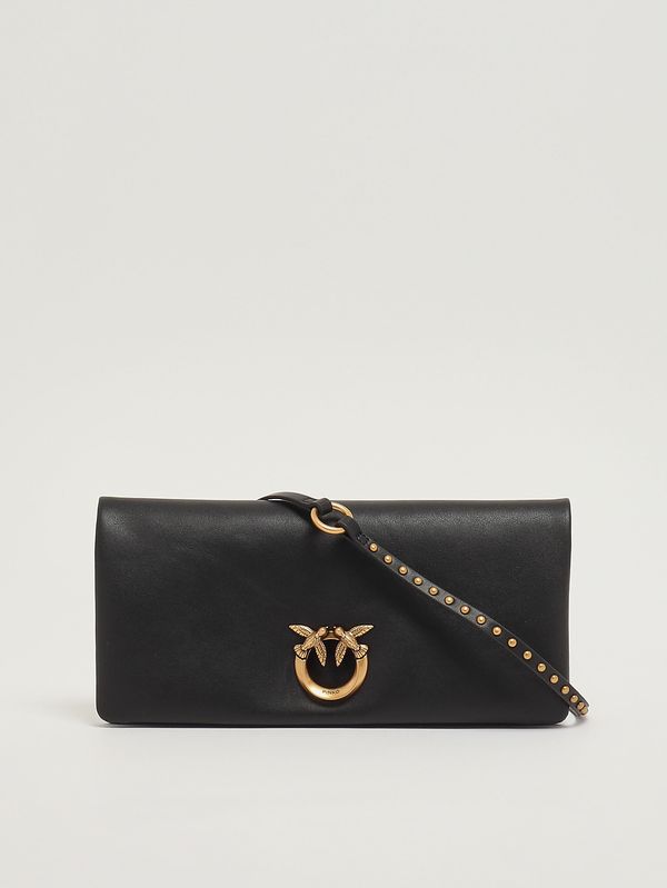 4. Bolso de mujer Click Soft Horizontal Classic de piel Negro Pinko 106022a0qo