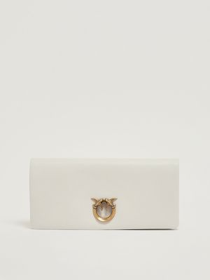 1. Bolso de mujer Click Soft Horizontal Classic de piel Blanco