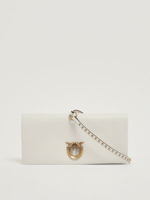 4. Bolso de mujer Click Soft Horizontal Classic de piel Blanco