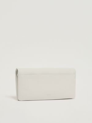 2. Bolso de mujer Click Soft Horizontal Classic de piel Blanco