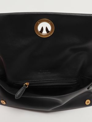5. Bolso de mujer Click Soft Horizontal Classic de piel Negro