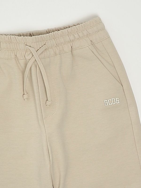 3. Boys' stretch cotton-blend shorts Beige GCDS c1bkql512t328