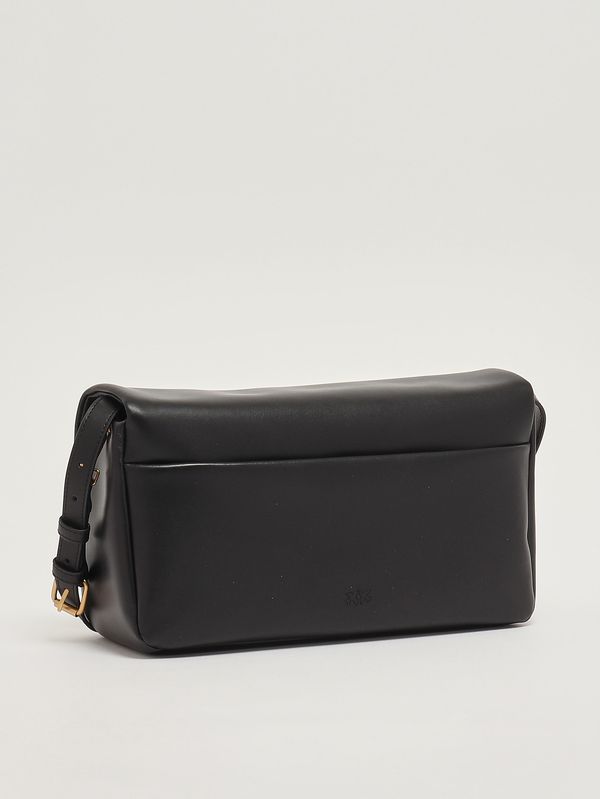 2. Women's Click Soft Baguette leather bag Black Pinko 106178a0qo