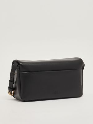 2. Women's Click Soft Baguette leather bag Black