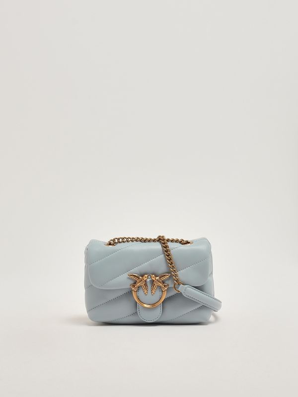 4. Women's Love Puff Baby CL leather bag Light Blue Pinko 100040a0f2