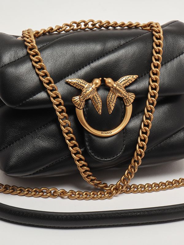6. Women's Love Puff Baby CL leather bag Black Pinko 100040a0f2