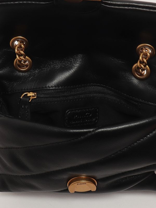 5. Women's Love Puff Baby CL leather bag Black Pinko 100040a0f2