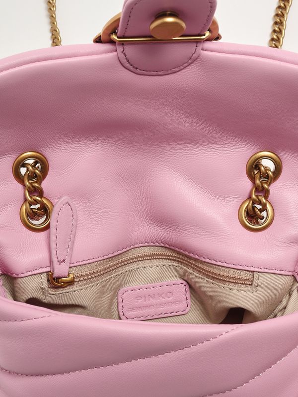 5. Bolso de mujer LOVE PUFF BABY de piel Rosa claro Pinko 100040a0f2