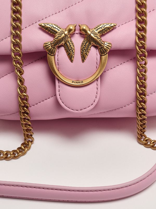 6. Bolso de mujer LOVE PUFF BABY de piel Rosa claro Pinko 100040a0f2