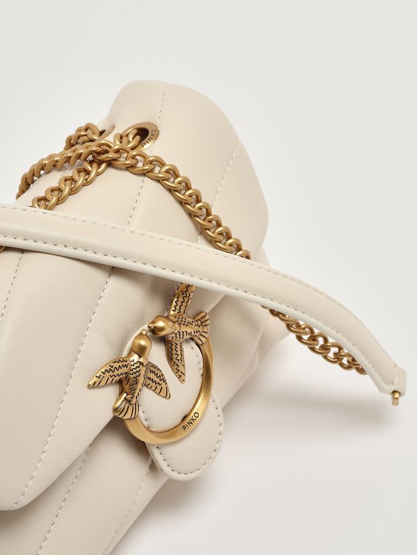 6. Women's Love Puff Baby CL leather bag White Pinko 100040a0f2