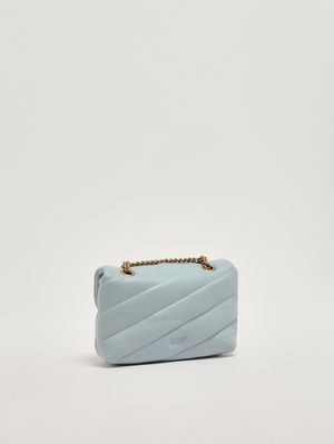 3. Women's Love Puff Baby CL leather bag Light Blue