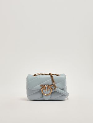 4. Women's Love Puff Baby CL leather bag Light Blue