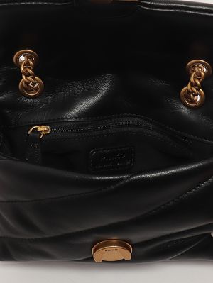 5. Women's Love Puff Baby CL leather bag Black